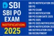sbi po notification 2025