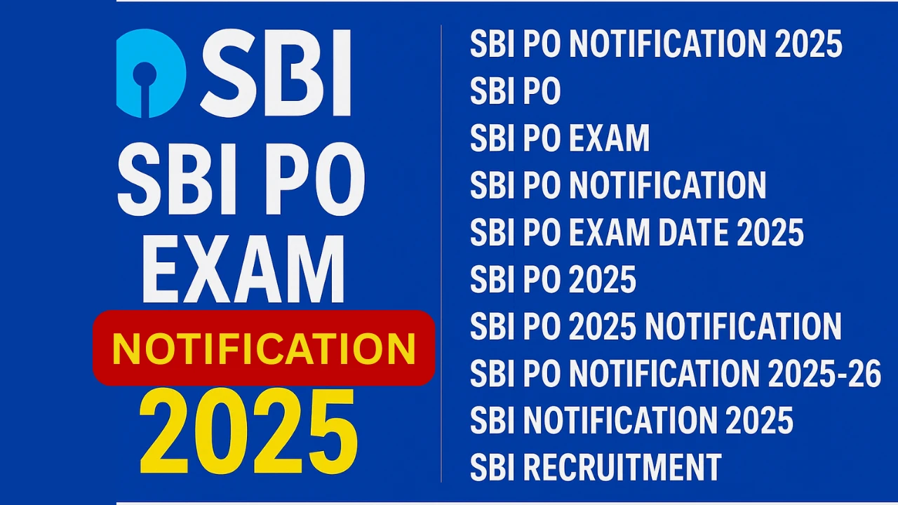 sbi po notification 2025