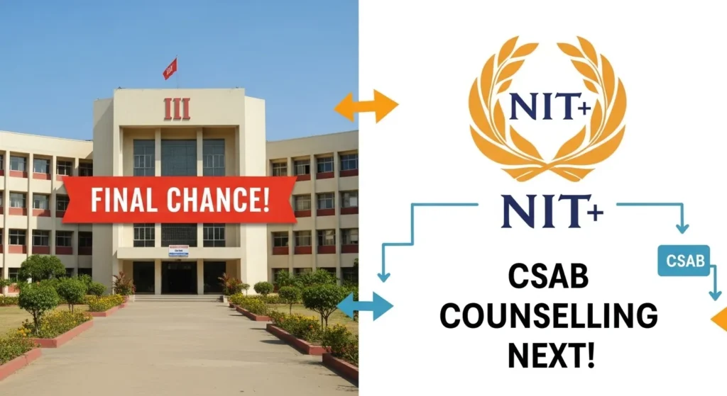 IIT vs NIT Admission Final Round Visual